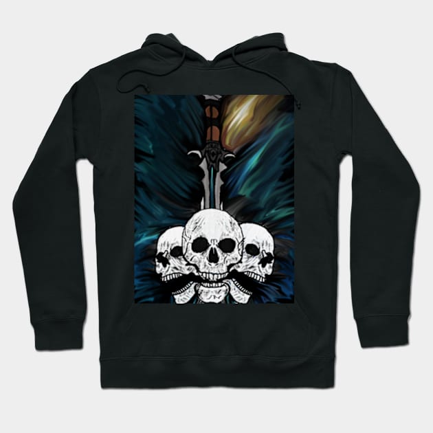 Skull and Swords Hoodie by AlexsMercer22